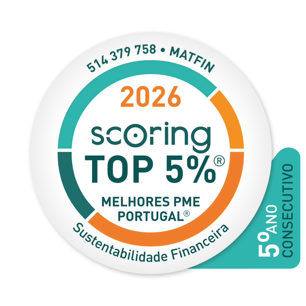 MATFIN – Scoring TOP 5% Melhores PME de Portugal 2026, 5.º ano consecutivo